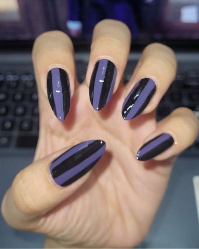 Uñas con rayas 