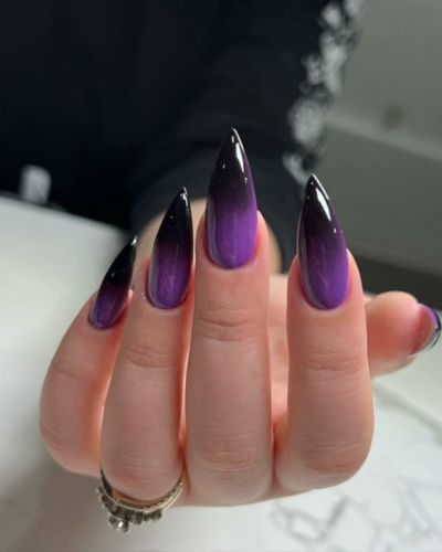 Uñas con efecto degradado