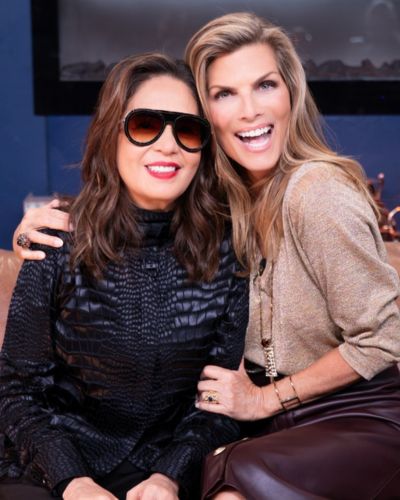 Yolanda Andrade con Monserrat Olivier