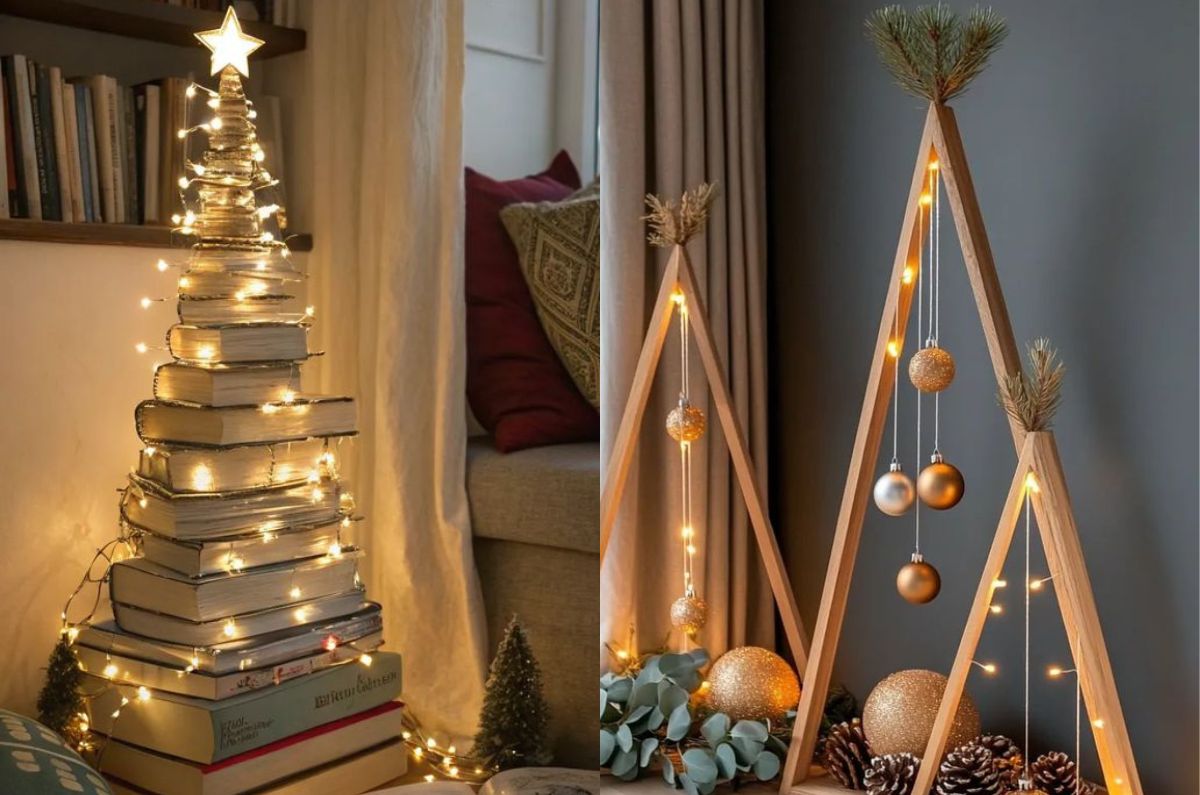 Adornos navideños con materiales reciclados para no gastar de más esta Navidad 2025