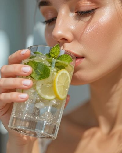 agua tibia con limón