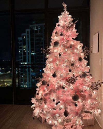 Árbol de Navidad Rosa