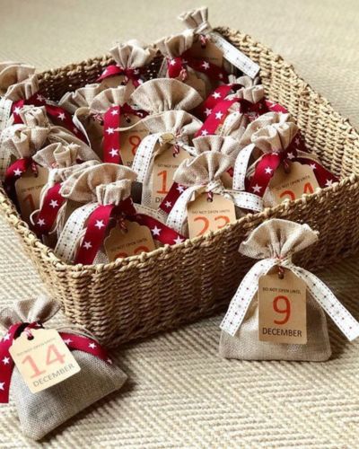 Calendario de abviento para pareja