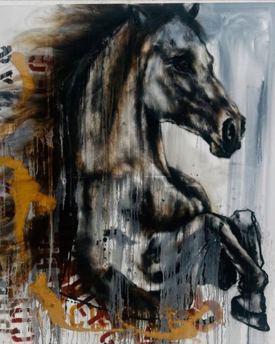 Obra de la muestra de Carla Elena Name