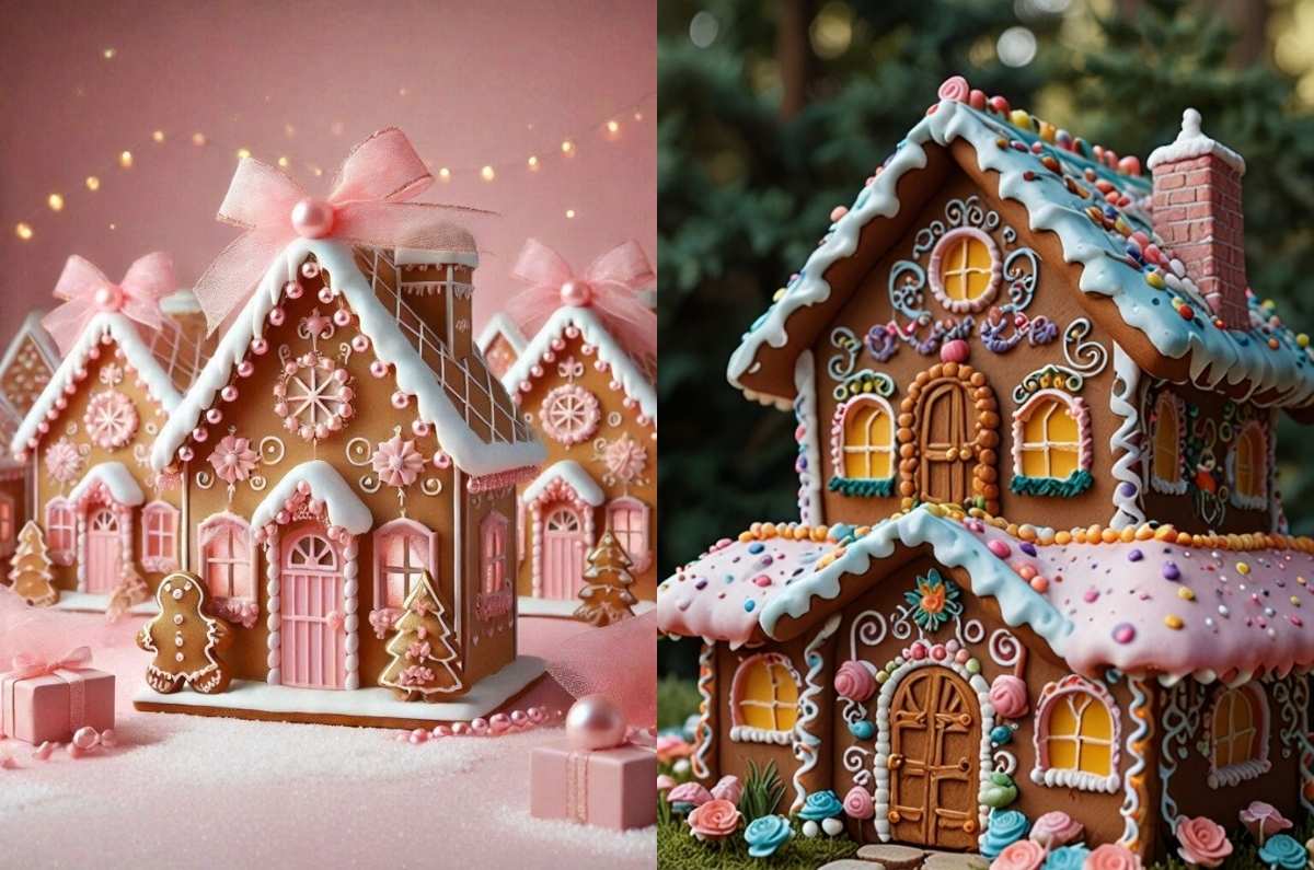 ¿Cómo hacer una casita de galleta navideña para armar con la familia?