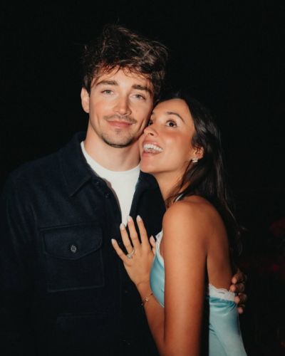 Charles Leclerc y Alexandra Saint Mleux anuncian compromiso