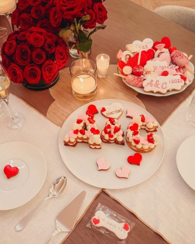 Postres en la pedida de mano de Charles y Alexandra