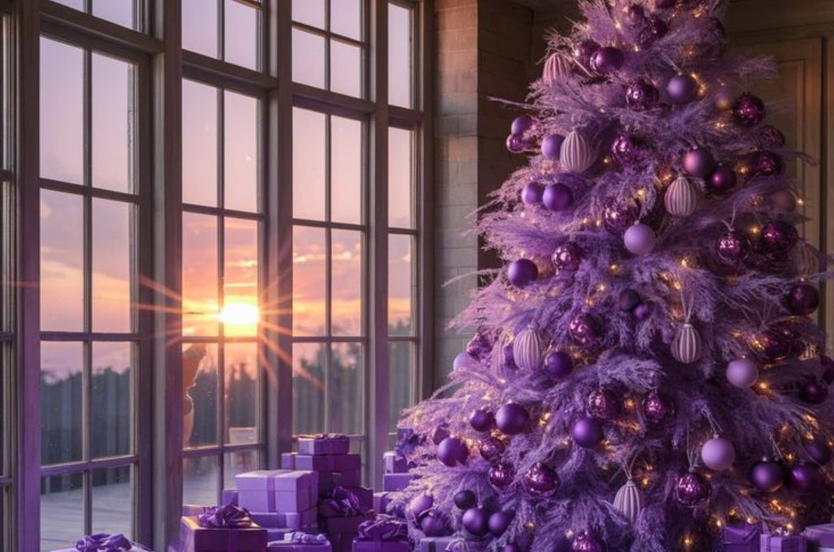Colores de árboles de Navidad que serán tendencia en 2025 (y no son verdes)