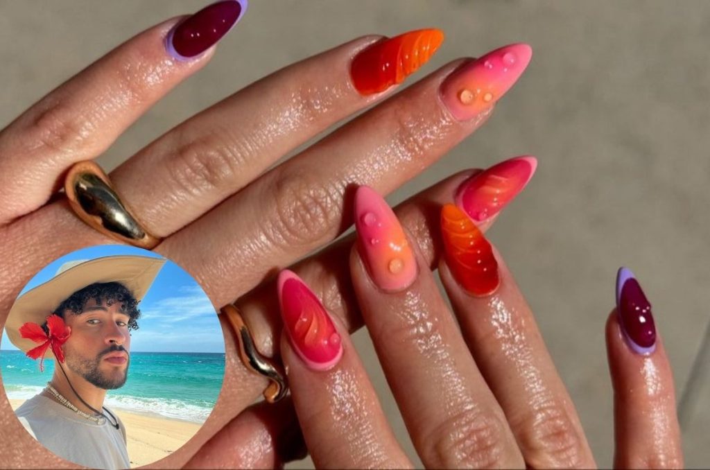 Manicura tropical para ir al concierto de Benito