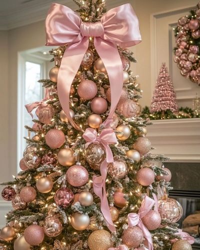 árbol navideño estilo girly