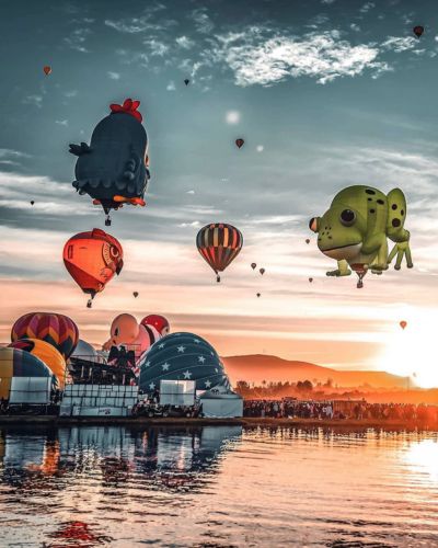 Globos aerostáticos en el FIG 2025