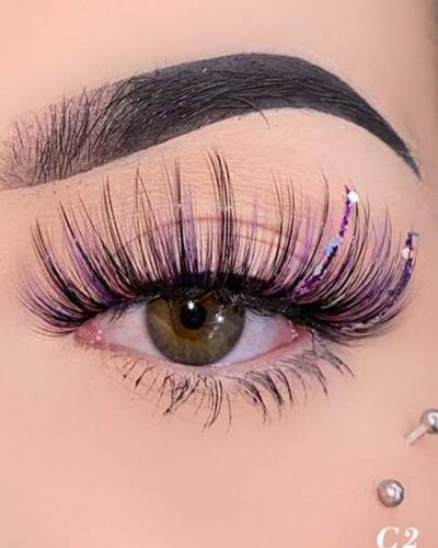 glitter morado