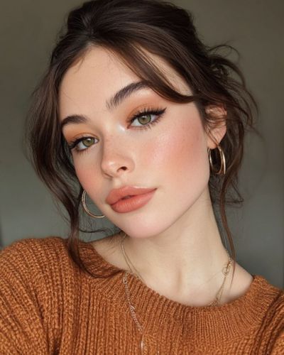 Look en tonos durazno