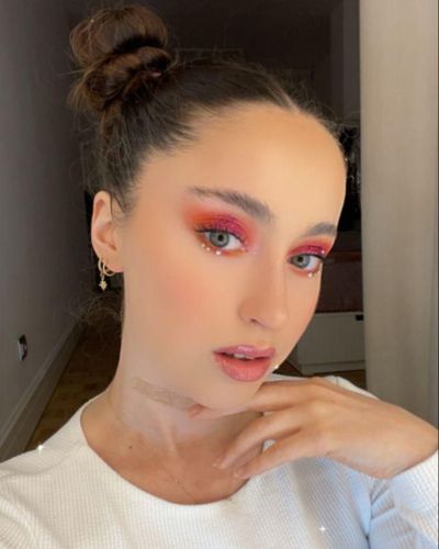 Sunset makeup look