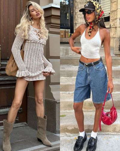 Looks tropicales para  concierto de Bad Bunny 