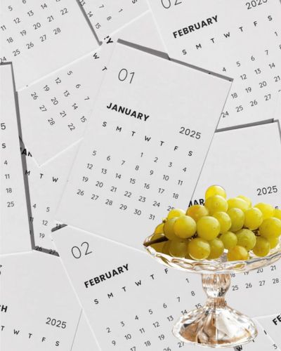 El significado de la uva en el calendario