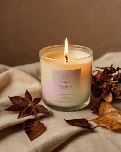 Vela aromática de vainilla