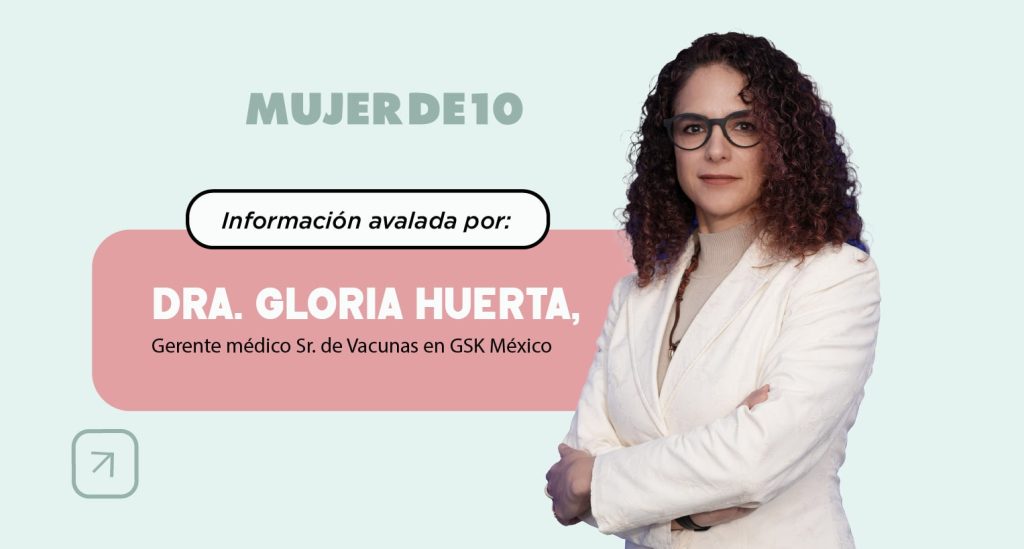 Pleca de Dra. Gloria Huerta sobre síntomas del herpes zóster