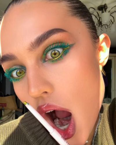 Halo eyes con sombras verdes