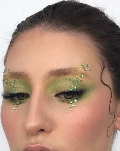 Maquillajes en tonos verdes para el estreno de Wicked 2