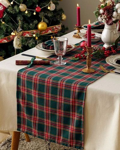 Adornos de mesa navideña