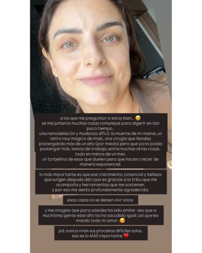 Aislinn Derbez revela cómo ha vivido el duelo tras la muerte de su mamá