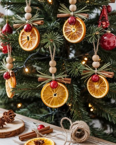 Árbol de Navidad decorado 