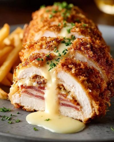 Cenas navideñas sin horno: pechuga rellena de jamón y queso