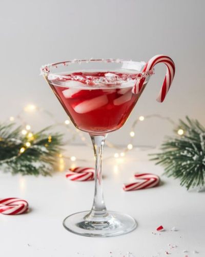Cócteles navideños: Peppermint martini