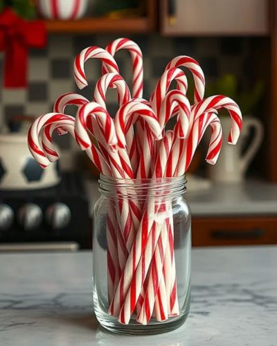 Bastones de caramelo