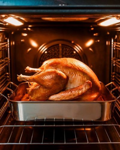 Pavo en el horno