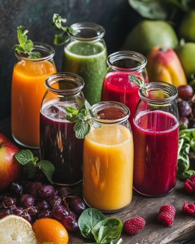 Bebidas naturales ligeras 