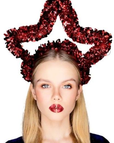 Accesorios navideños hechos con escarcha