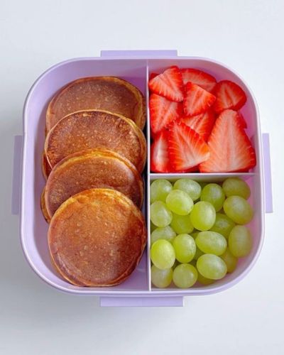 Lunchs saludables: hot cakes