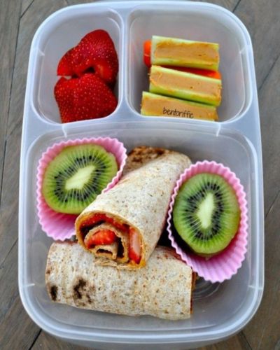 Mini crepas con fruta