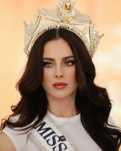 Fátima Bosch y su corona como Miss Universo México
