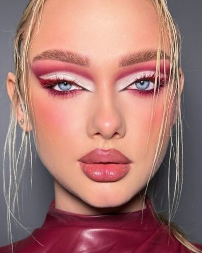 Maquillaje rojo para atraer abundancia