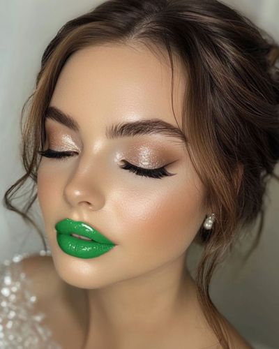 Labial verde