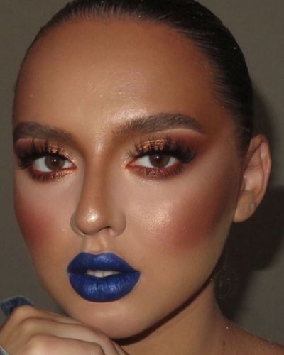 Labial azul