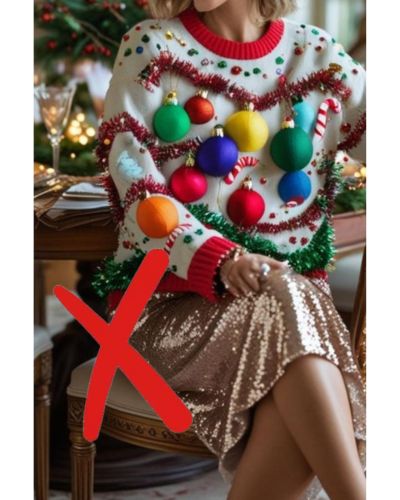 Erroes al combinar Outfits con ugly sweaters