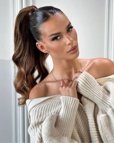 Peinados efecto lifting: coleta alta