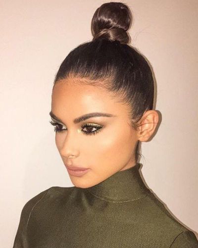 Peinados sin calor: chongo cebolla