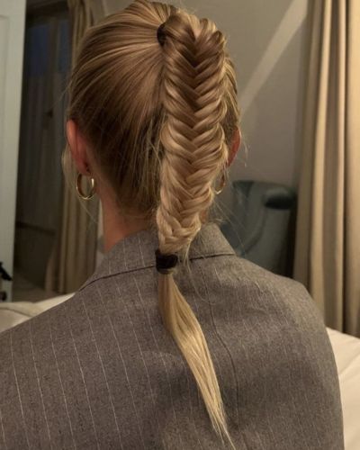 Trenza de espiga 
