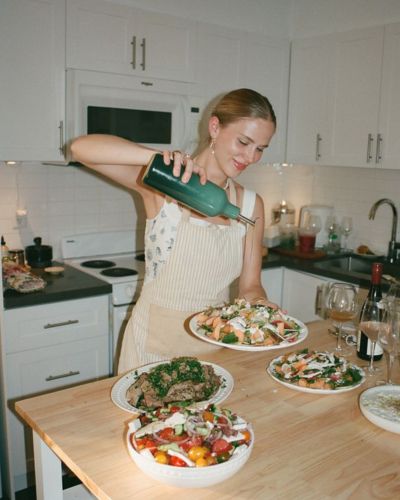 Cena navideña en solitario