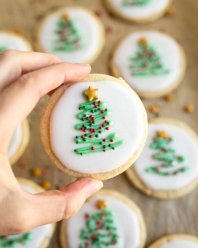 Decoración de galletas navideñas