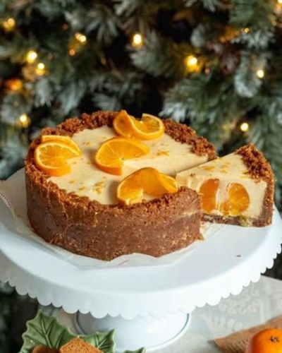 Postres sin horno: pay de mandarina