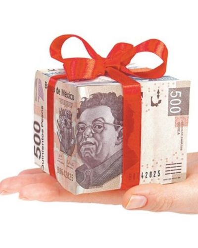 Aguinaldo en pesos mexicanos