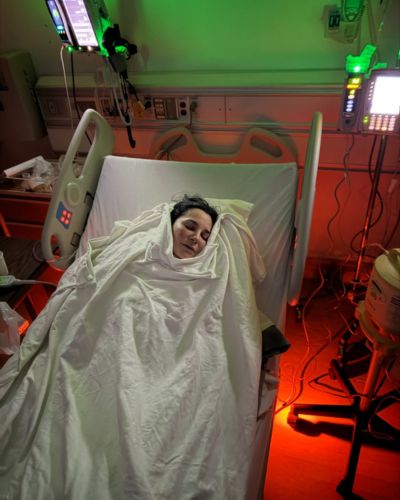 Martha Higareda en el hospital debido a Preeclampsia