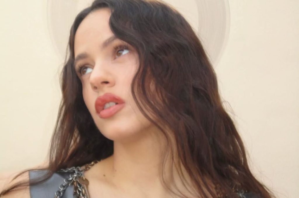 Foto de Rosalía con cabello suelto