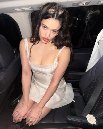 Foto en el carro de La Rosalía